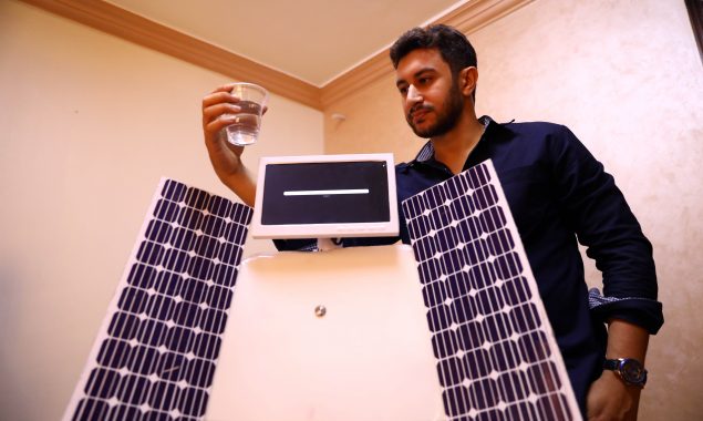 Egyptian engineer builds robot using AI technology to generate water from air