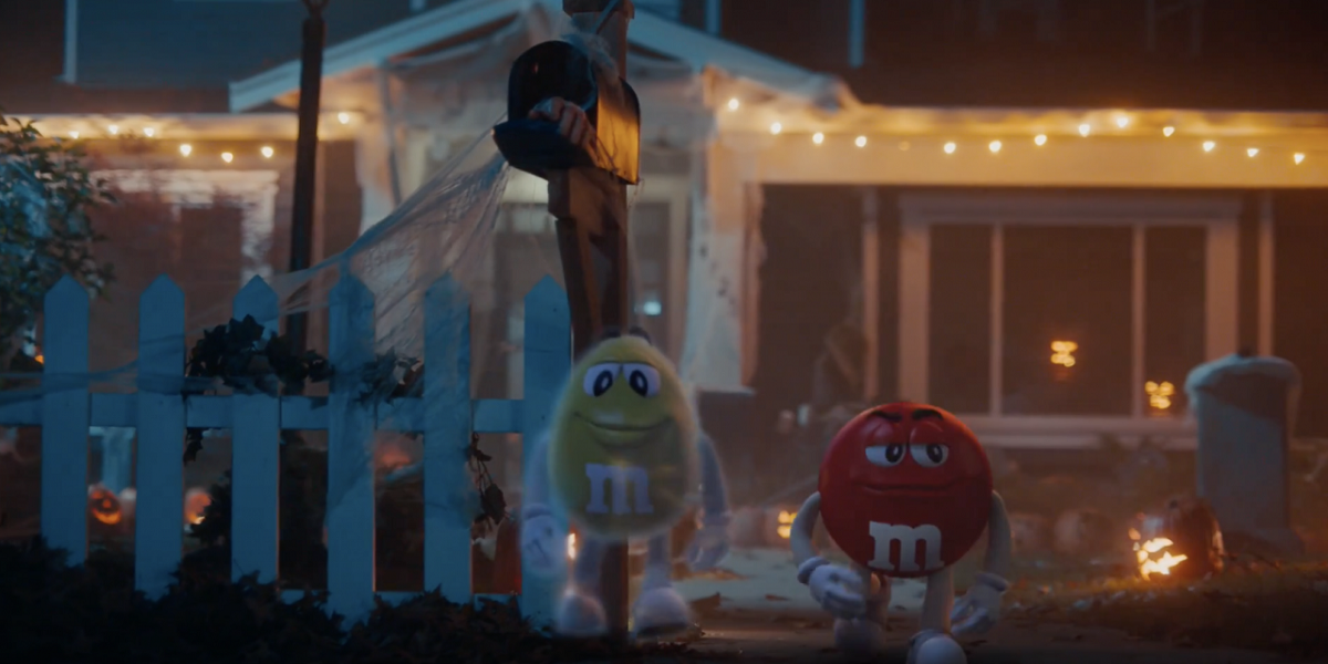 M&Ms launched a Scare responsibly campaign for Halloween