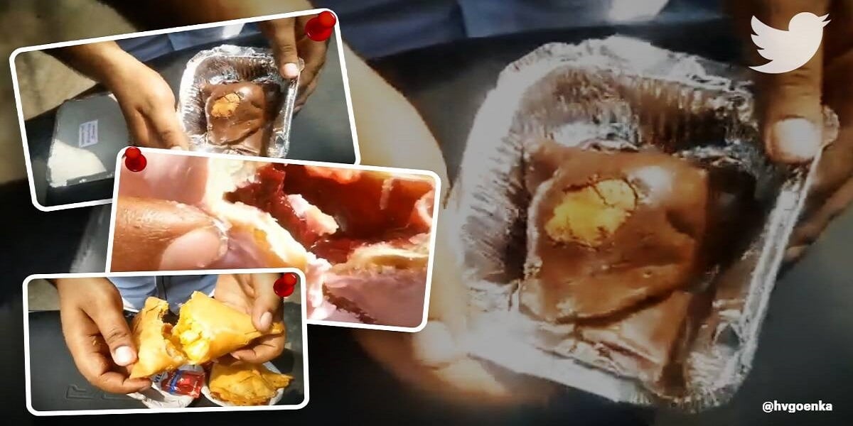 Samosas coated in chocolate and strawberry have gone viral