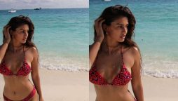 Disha Patani Flaunts Toned Figure in latest bikini photo