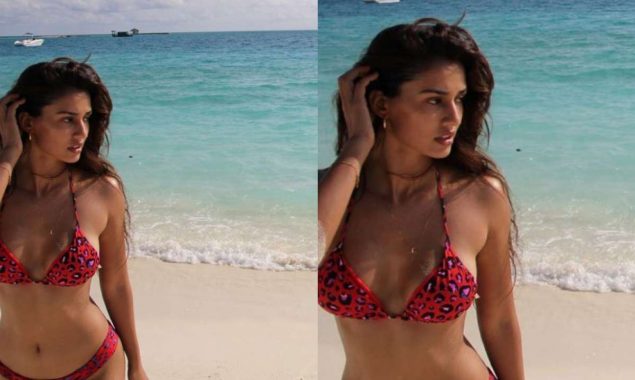 Disha Patani Flaunts Toned Figure in latest bikini photo
