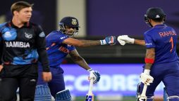 India thrash Namibia in Kohli's last game as T20 skipper