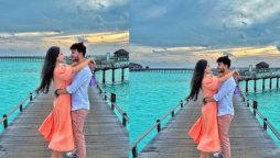 Shahveer Jafry, Ayesha enjoy a romantic honeymoon in Maldives