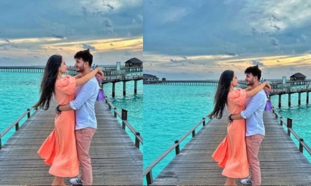 Shahveer Jafry, Ayesha enjoy a romantic honeymoon in Maldives