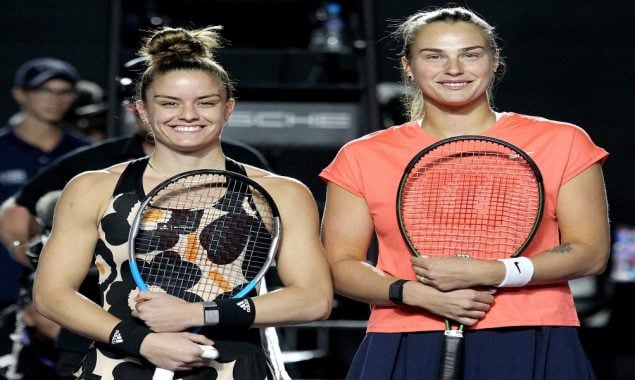 Top seed Sabalenka crashes out as Sakkari advances in Mexico