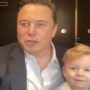 Elon Musk’s baby X A-XII joins the presentation on video call