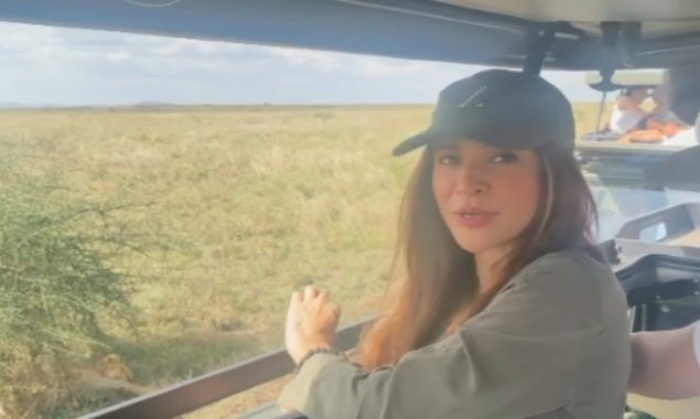 WATCH: Ayesha Omar gets up close with lions in Tanzania
