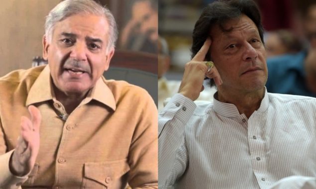 ‘Step down and give relief to people,’ Shehbaz Sharif tells PM Imran Khan