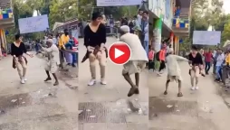 Viral Video: OLD Man Dances with Foreigner on O O Jane Jana