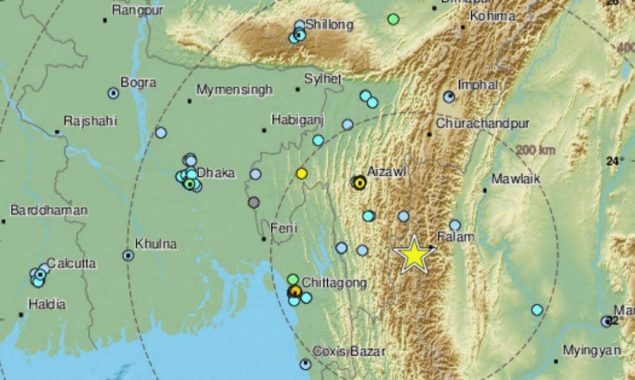 2nd LD Writethru: Earthquake of 6.1 magnitude hits India-Myanmar border area
