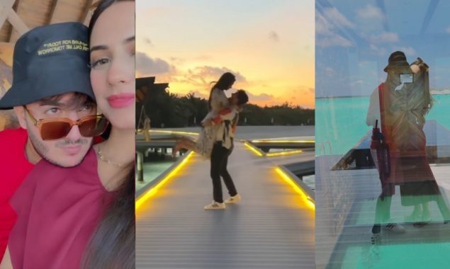 Photos: Shahveer Jafry, Ayesha enjoy a dreamy Maldives honeymoon