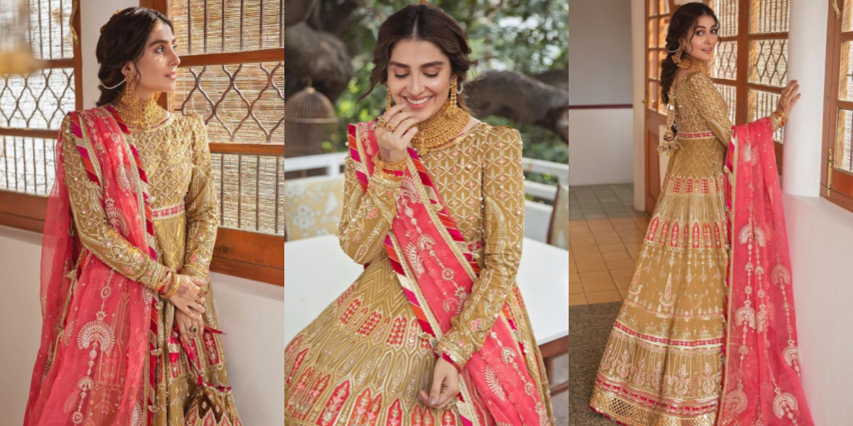 Ayeza Khan in a regal outfit makes us drool over her festive glam