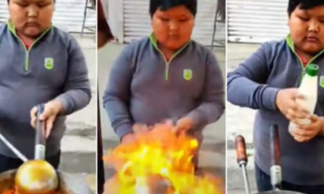 A 13-year-old boy prepares chili potato like a ‘Master Chef’