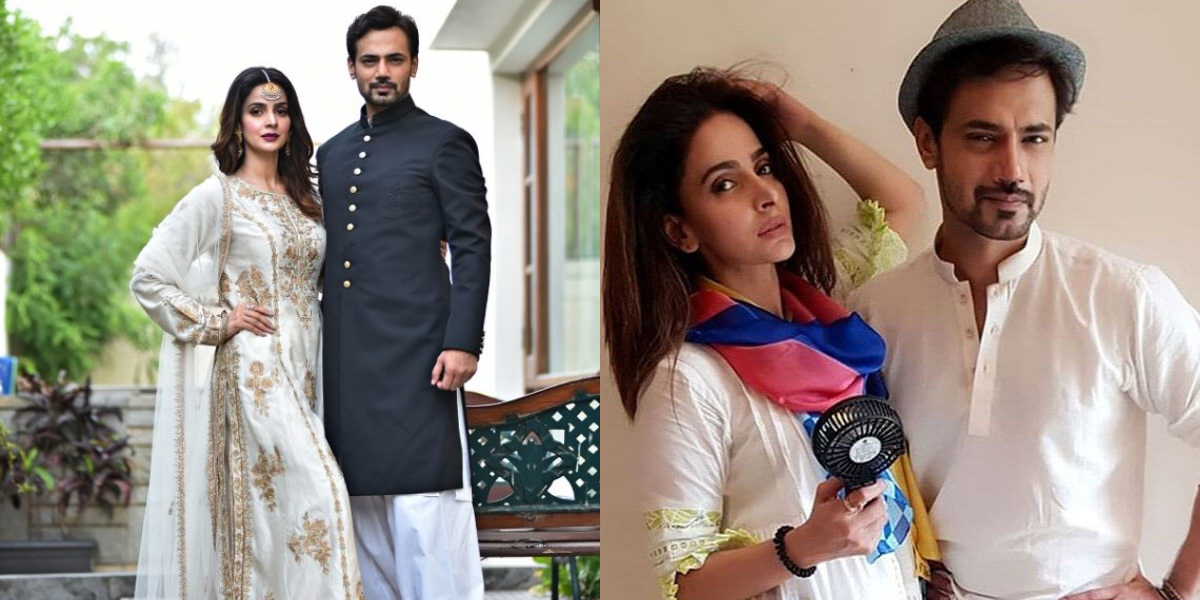 Saba Qamar and Zahid Ahmed