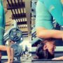 Vidya Malavade shows the ‘fastest way of tripod headstand’ in different phases