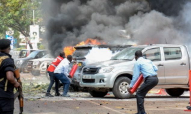Ugandan capital hit by twin blasts in ‘attack’ injuring two dozen