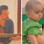 Baby Mustafa enjoys live jamming session with Hamza Ali Abbasi
