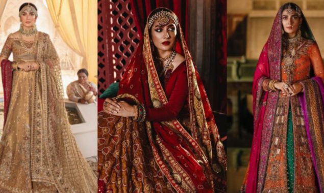 5 times Ayeza Khan shows us how to display lehengas in wedding season