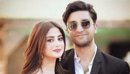 Sajal Aly speaks out about Ahad Raza Mir's absence, watch video