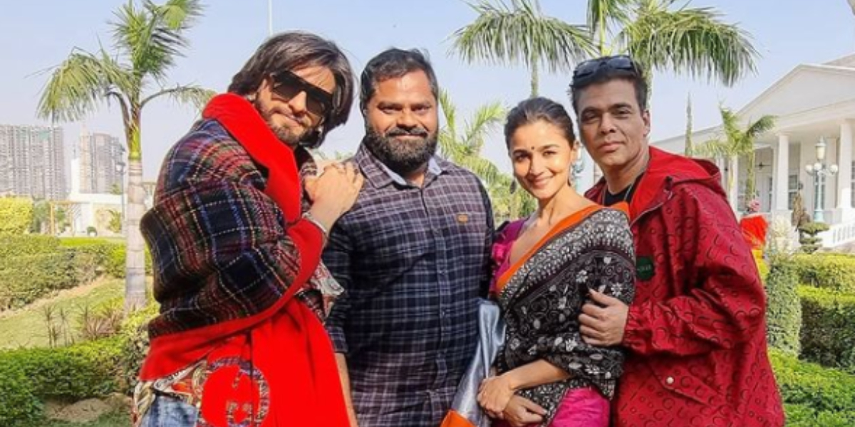 Alia Bhatt, Ranveer Singh at the set of 'Rocky Aur Rani Ki Prem Kahani'