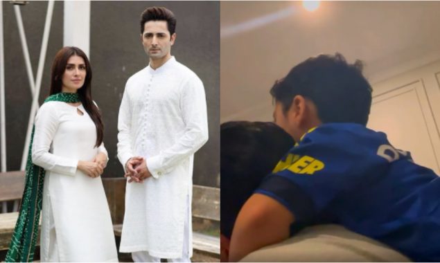 ‘Phir khelngay or Jeetaingay,’ Ayeza Khan encourages everyone with cute video of Danish & Rayan