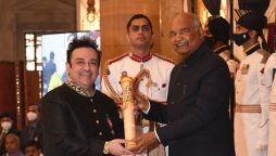 Singer Adnan Sami receives Indian National Award