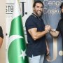 ‘Resurrection Ertugrul’ actors Turgut Alp and Bamsi Alp arrives in Pakistan