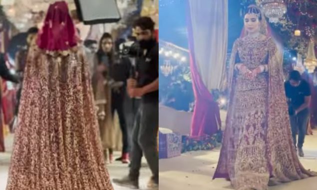 Netizens trolls Hijabi Bride for playing ‘Asma-ul-Husna’ at fancy wedding