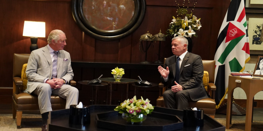 Jordan's king, Prince Charles discuss enhancing cooperation