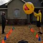 Guinness World Records: Men pass a huge beach ball 673 times