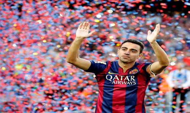 Xavi unveiled as Barcelona coach to fans at Camp Nou