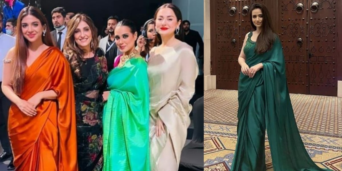 PISA 2021 CELEBRITIES WEARING SAREE