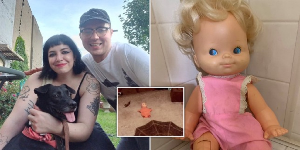 Creepy dolls on the doorstep are terrifying a family