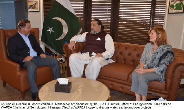 US team, Wapda chairman discuss hydropower projects