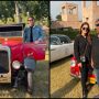 Minal Khan enjoys vintage car show with husband & father-in-law
