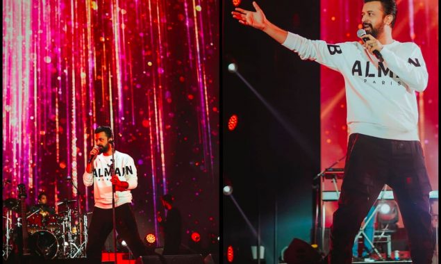 WATCH: Atif Aslam performs at the Pakistani Pavilion at Dubai Expo 2020