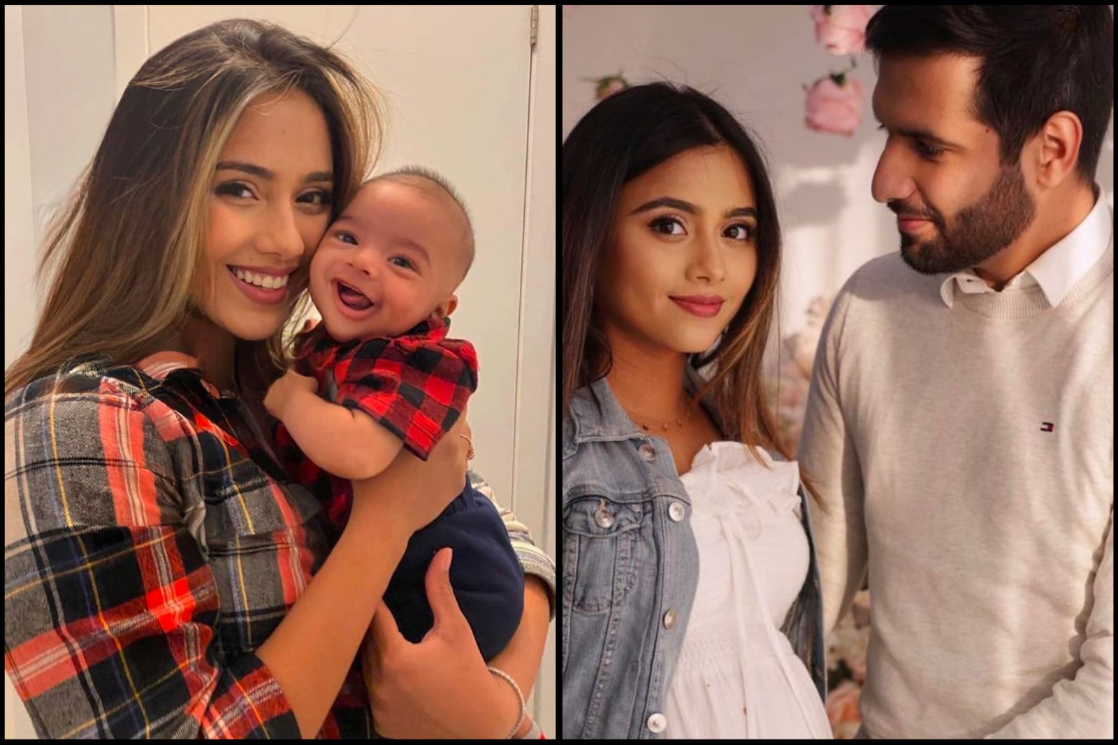 Zaid Ali and Yumnah with son