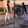 Pakistani man riding a carpet goes viral
