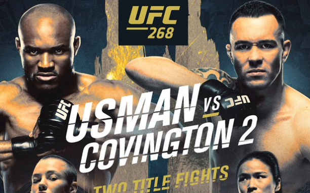 UFC 268: Kamaru Usman vs. Covington 2 fight time in Pakistan