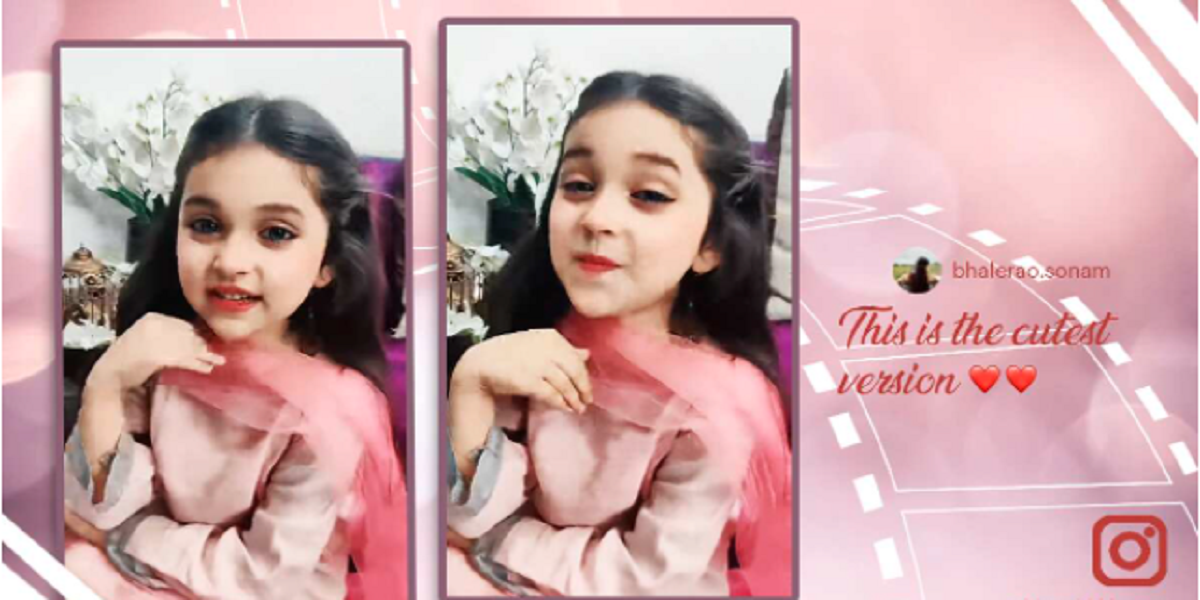 Cute little girl recites "Main Tenu Phir Milangi" poem by Amrita Pritam