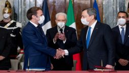 After rocky few years, Italy, France cement ties with new treaty