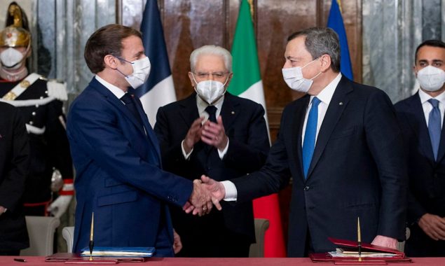 After rocky few years, Italy, France cement ties with new treaty