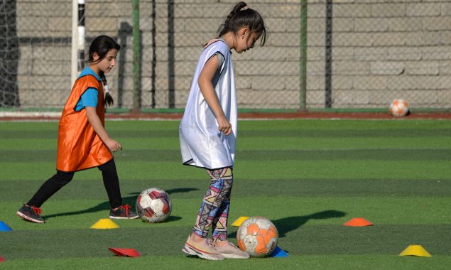 Football brings hope to Iraqi girls in ex-IS town