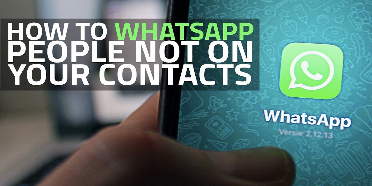 How to message on WhatsApp number without saving it to the phonebook
