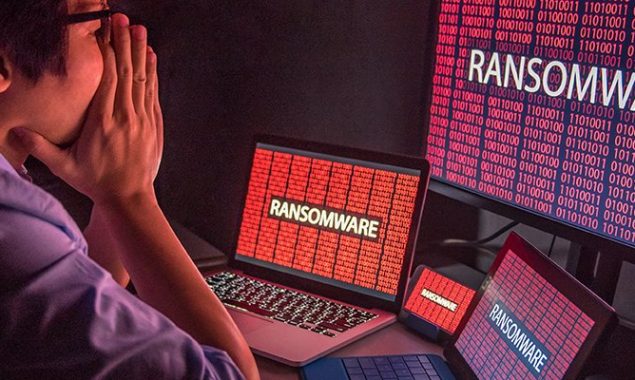 What do the ransomware attackers do?