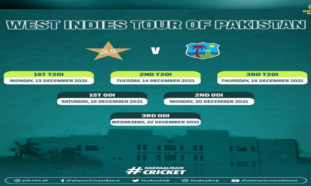 Pakistan confirm West Indies to tour in December