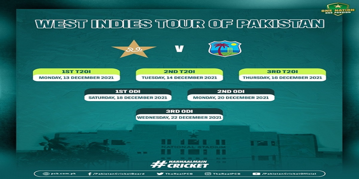 Pakistan confirm West Indies to tour in December
