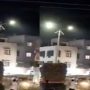 Watch: Tractor-trolley hits electric pole turning on street light