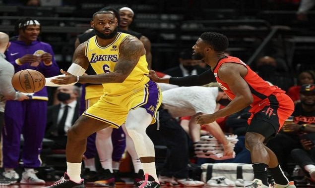 James, Westbrook triple-doubles propel Lakers over Rockets