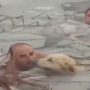 Watch video: Spanish police officer rescued a dog from icy water goes viral